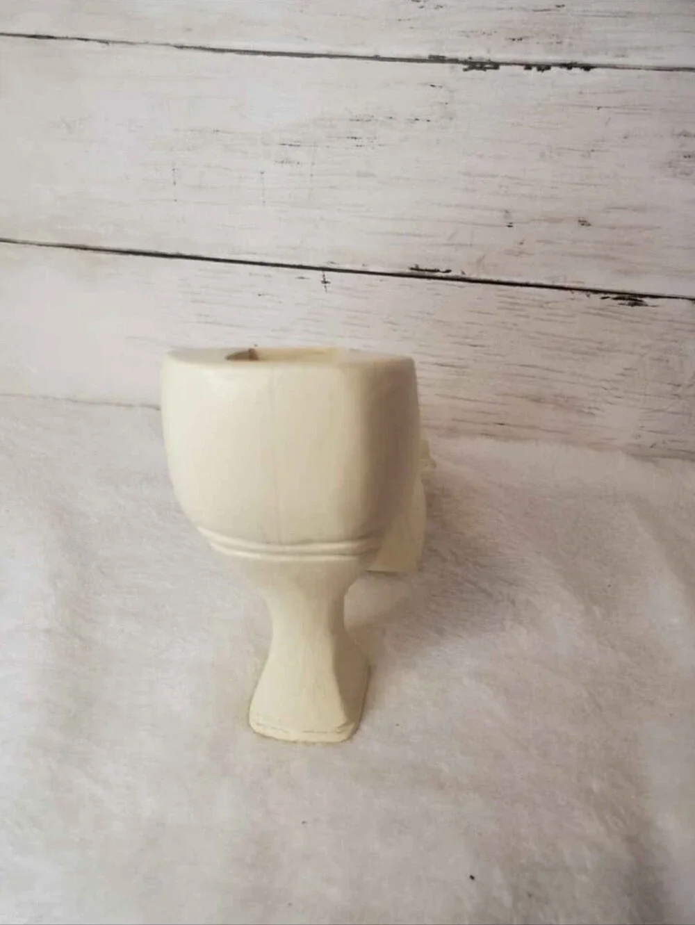 Vintage Victorian Wooden High Heel Lipstick Holder Cottagecore Grandmacore Mcm